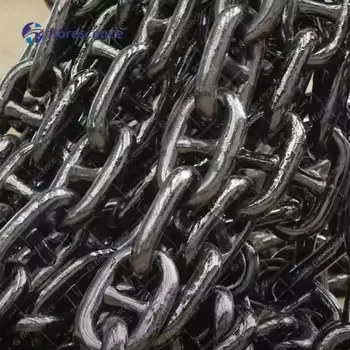Black Painted Stud Anchor Chain 11 Black Painted Stud Anchor Chain 11